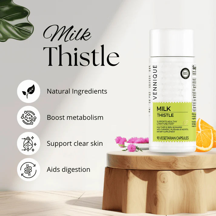 Cleanse Your Liver. Elevate Your Life. With Vennique™ Milk Thistle