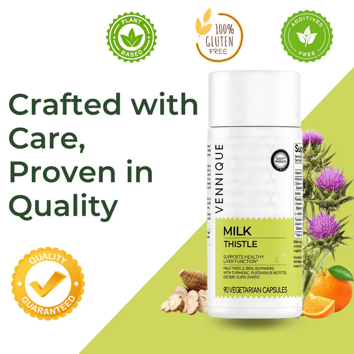 Cleanse Your Liver. Elevate Your Life. With Vennique™ Milk Thistle